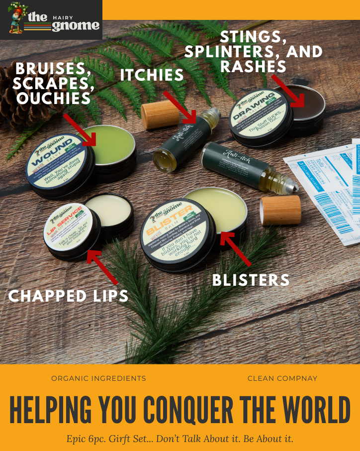 Hiker's Wound Salve- Well, You've Done Something Stupid Again: For Wounds, Cuts, Bruises, Raw Skin, ect.