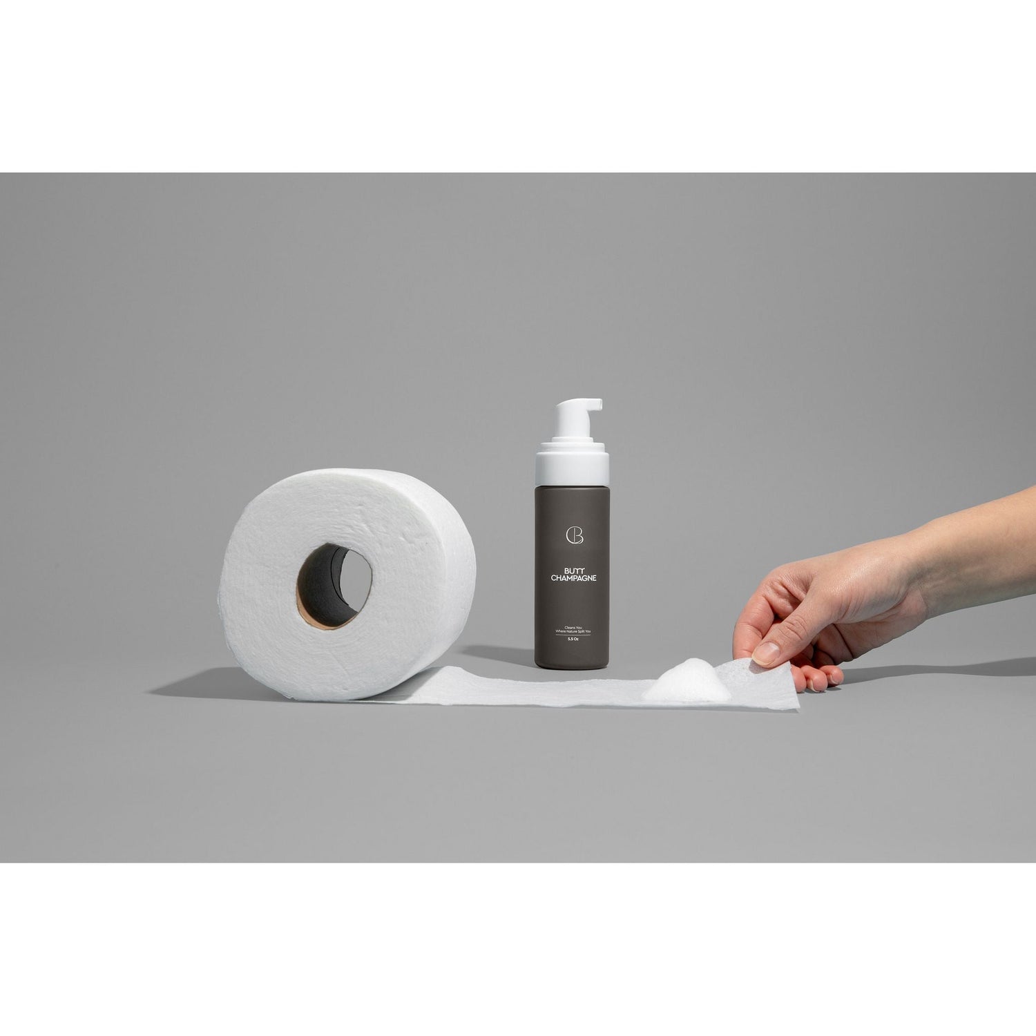 Butt Champagne Toilet Paper Foam 5.5oz