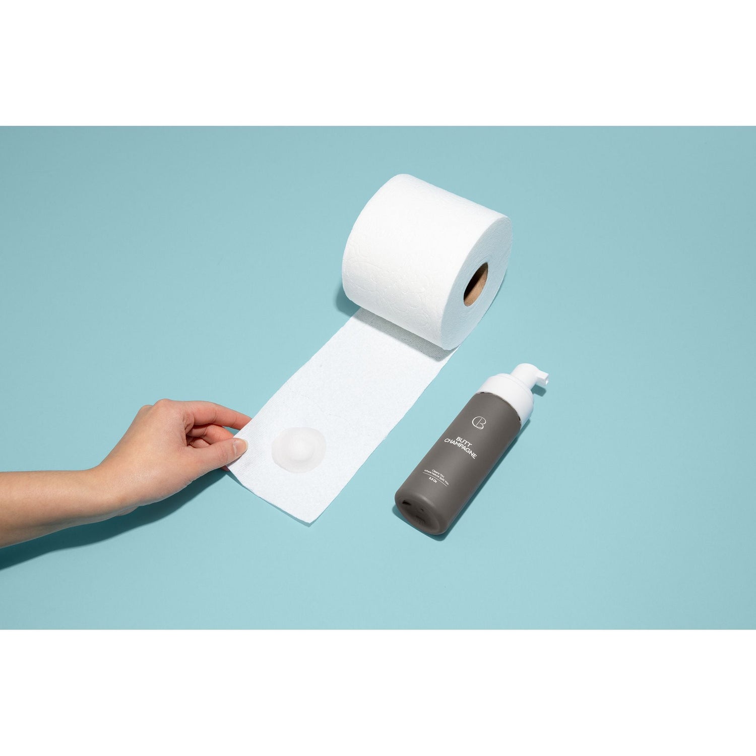 Butt Champagne Toilet Paper Foam 5.5oz